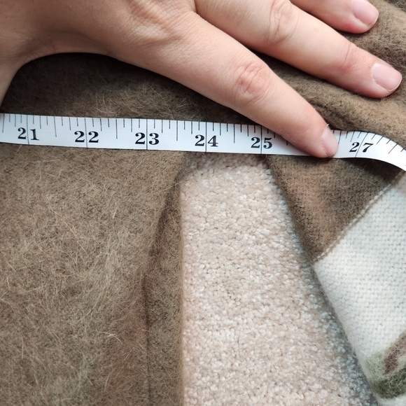 Vintage LS Collections Angora Wool Blend Cardigan Size 1X Floral - Picture 8 of 8